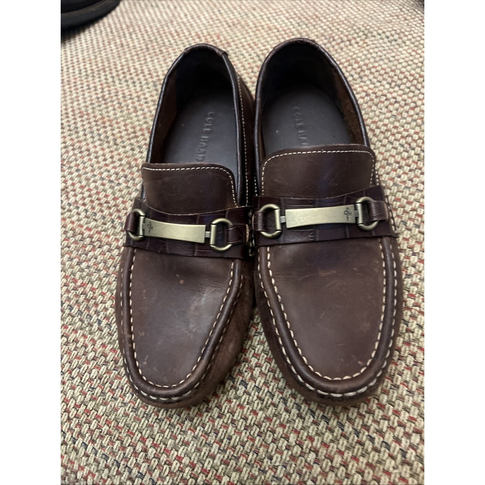 Cole Haan Shoes Mens 7 Brown Somerset Bit II Casual Driving Loafers C11396